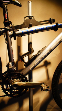重めのMTBでも安定感がある