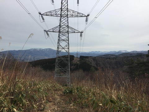 大黒部幹線63番手前の絶景。晴れた日は剣岳まで