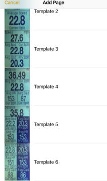 たくさんのテンプレートをベースに好きなように表示カスタマイズできる