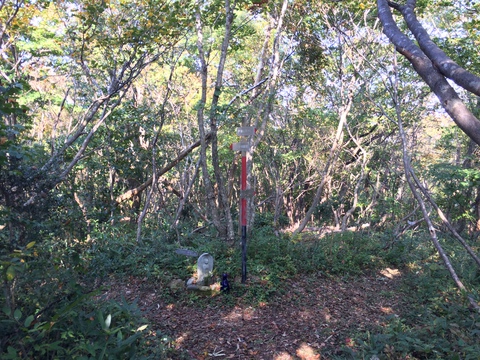 お地蔵様を左へ