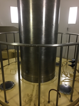 これが手取川第1発電所1号水車のシャフト