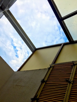 青空を見ながら露天風呂を貸切。最高！