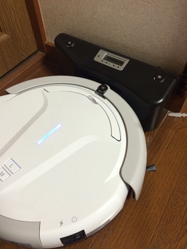 充電ベース Lを押しながら電源ONで合体