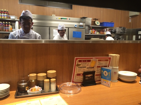 厨房はいつも忙しそう