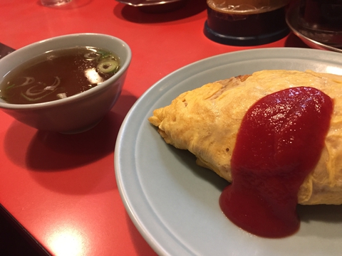 中華飯店 王蘭のオムライス