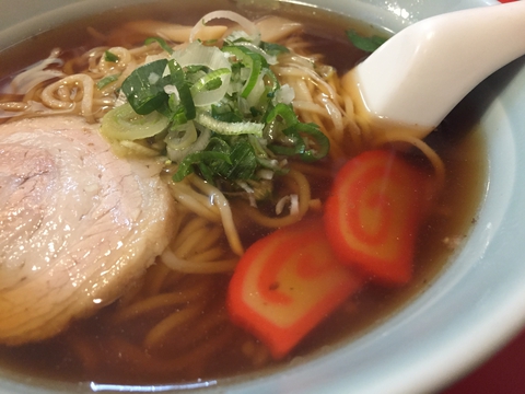 中華飯店 王蘭のラーメン