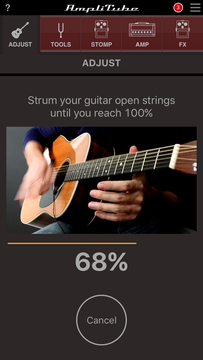 開放弦でジャカジャカ弾いて100%まで