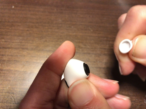 ぽこっととれる