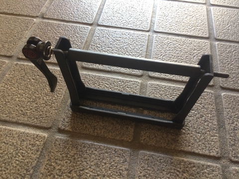 自転車のクリックレバーをセット