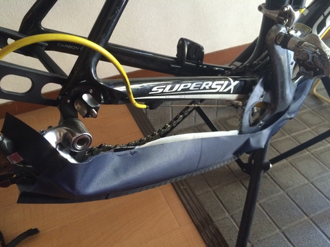 マジックテープで簡単