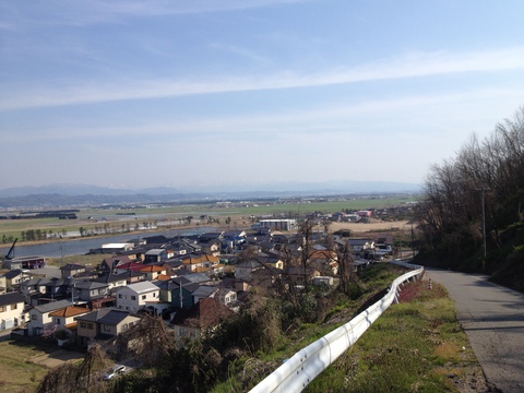 内灘台地により津幡方面