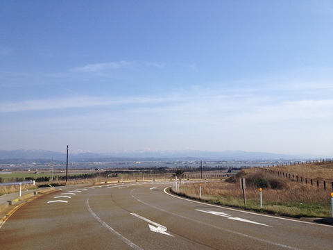 白帆台より河北潟
