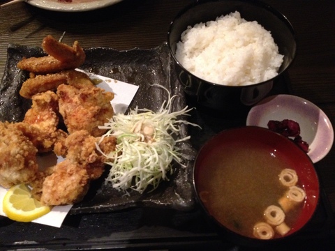 からあげ定食780円