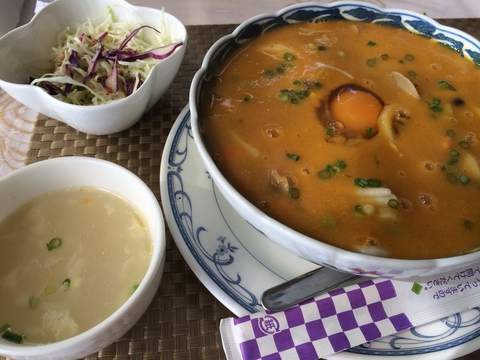 本格インドカレーうどん！？