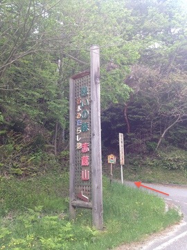 入り口の案内板