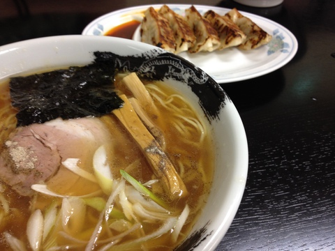 ラーメンと餃子