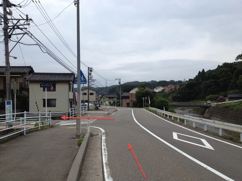 左折で卯辰山へ