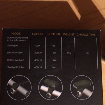 パッケージ背面(なぜか取説とバッテリ時間が異なる)