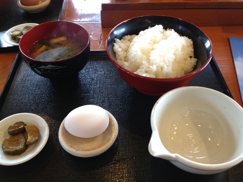 卵かけご飯大420円（くりからハーブたまご）