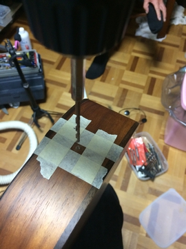 細いドリルから順番に