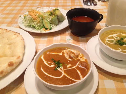 アジアン定食1280円