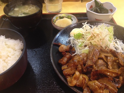 生姜焼き定食950円