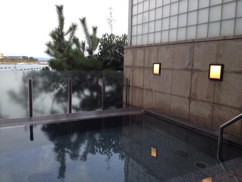 オーシャンビューの露天風呂