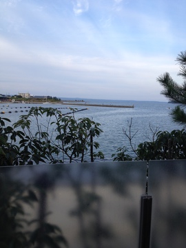 七尾湾が見渡せる