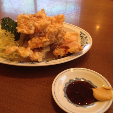 豚肉天ぷらはカラシしょうゆで