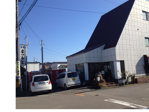 変わった形の店構え