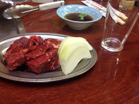 名物牛バラ。極厚。