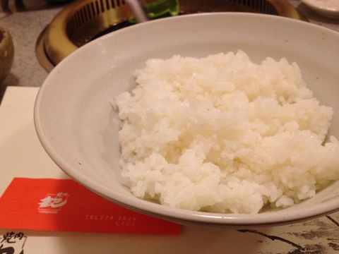 ごはんも大きい