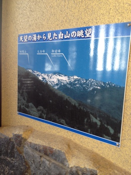 展望台のような案内板