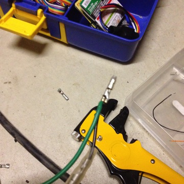 ギボシで三つ又を作りました