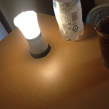 家でもキャンドルモードでキャンプ気分
