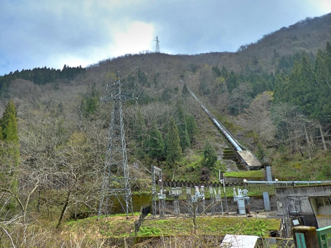 内川最南端の新内川第2発電所