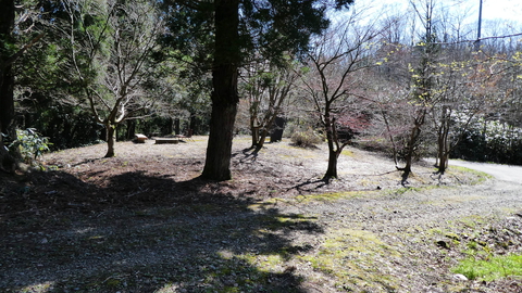 ベンチもあり公園になっている