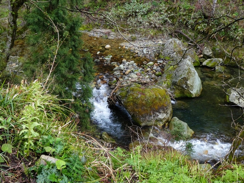 内川上流は巨石博物館