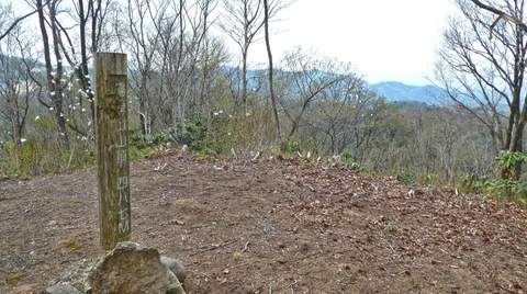揚原山山頂487m