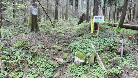 見たことある場所に出た。高野山登山口