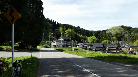 勝木原町が見えてきた