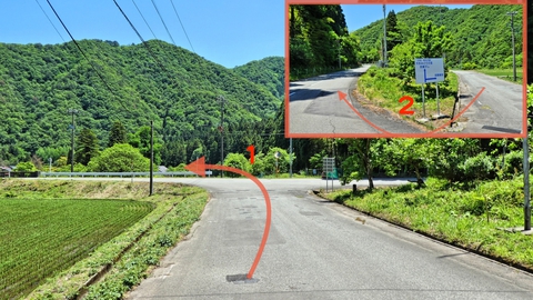 一旦左に曲がり上の県道161号へ乗り赤瀬ダム方向へ