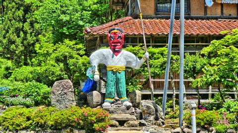 天狗も応援してくれている
