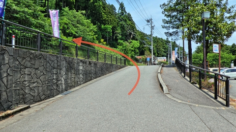 道の駅から国道364号を左でスタート