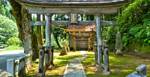 加賀東谷 杉水町の吉備神社
