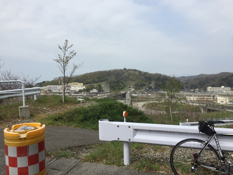 森本ICを見渡せる展望台