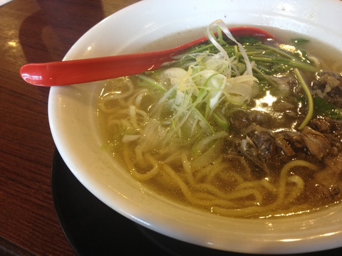 軍鶏麺塩730円