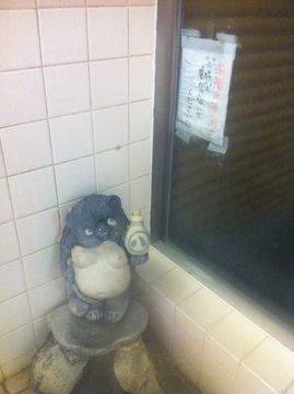 故障の原因になりますのでタヌキに触らないでください