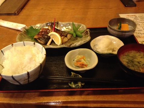 塩さば定食980円＋ご飯大盛り100円