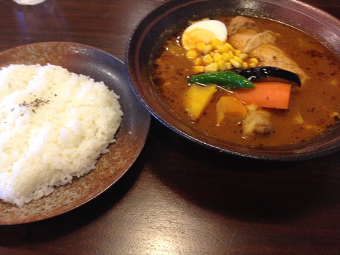 やわらかチキンのスープカレー